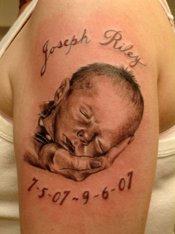 Tattoos Memorial tattoos Memorial Portrait click to view large image