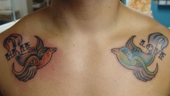 Tattoo Love Birds on Tattoos Page 788 Love Hate Birds