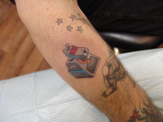 Tattoos Blaze Schwaller K9 from Dr Who tattoo