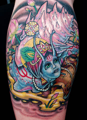 Tattoos - Krishna Snail