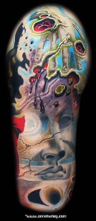 Tattoos - Dali Inspired Half Sleeve