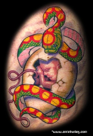 Tattoos BioOrganic tattoos Orphic Egg click to view large image