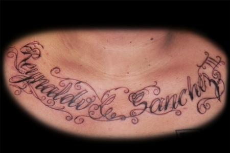 script tattoo Placement Chest Comments script rocker