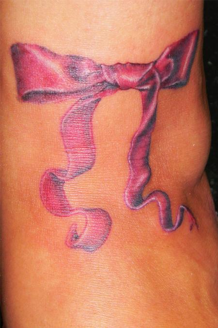 ribbon tattoo