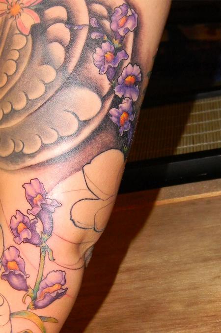 Snapdragon Flower Tattoo