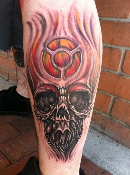 custom skull tattoos. Custom Skull Tattoo