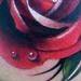 tattoo galleries/ - Rose Tattoo with Dew Drops - 62175