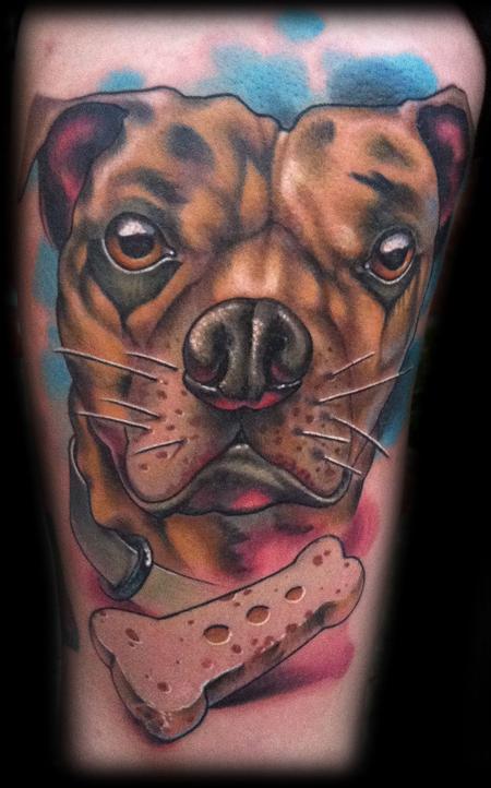 Tattoos - puppy - 77021