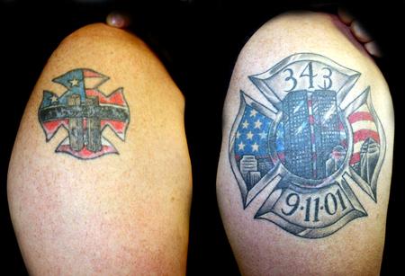 Tattoos Color 911 Memorial