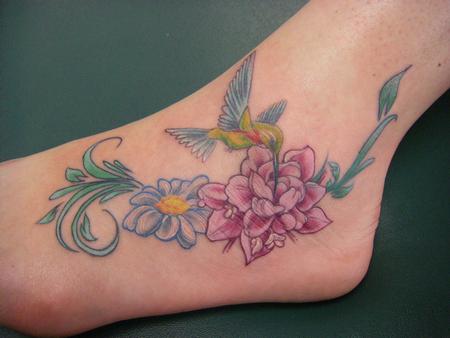 Nando - Flower and Hummingbird