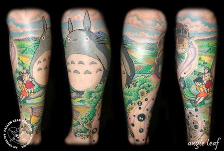 Angela Leaf - My Neighbor Totoro tattoo 