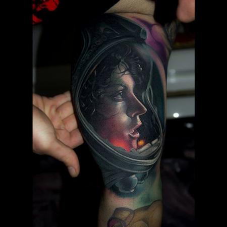 Victor Chil - Astronaut Tattoo