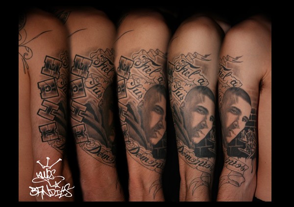 Tattoos - Kups - Portrait Tattoo