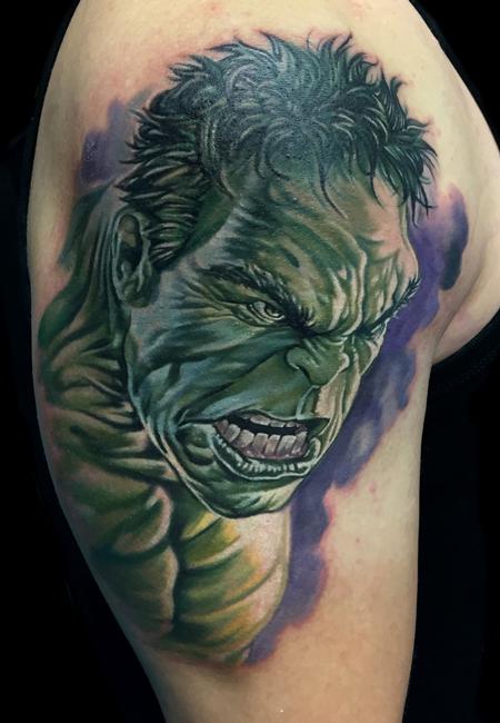 Hulk  Tattoo Design