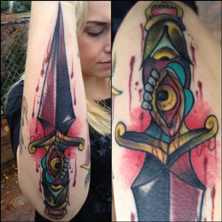 Tattoos - Dagger - 70433