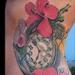 tattoos/ - Stop Watch & Flower Tattoo - 58999