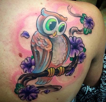 Owl  Tattoo Design Thumbnail