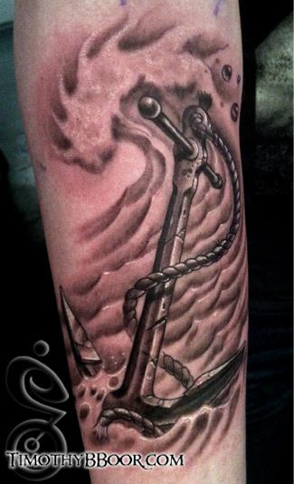 Achors away! Tattoo Design Thumbnail