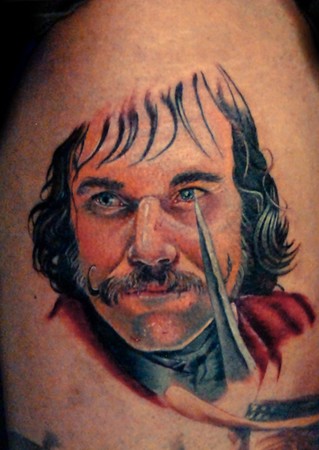 bad ass tattoo. movie ad guy of all time!