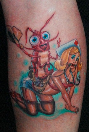 shrimp on the barbie by timothy b boor tattoos shrimp on the barbie by timothy b boor tattoos