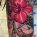 Orchids and Lace Tattoo Design Thumbnail