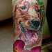 tattoos/ - Dog and Orchid - 74369