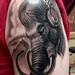 tattoos/ - Wooly Mammoth wearing headphones - 74268