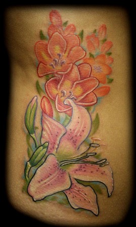 Flower tattoos design for feminine