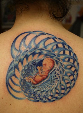 fetus in a fractal tattoo by george perham tattoo inspiration fetus in a fractal tattoo by george perham tattoo inspiration