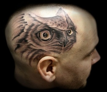 George Perham - owl head
