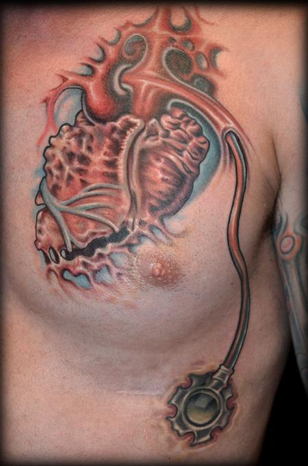 Looking for unique George Perham Tattoos?  Heart Catheter 