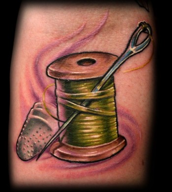 George Perham - needle and thread