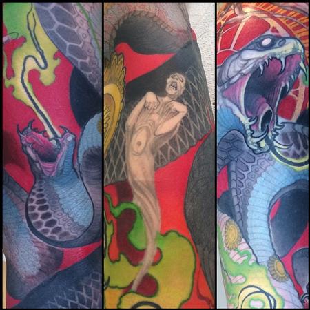 Tattoos - snakes details - 112167