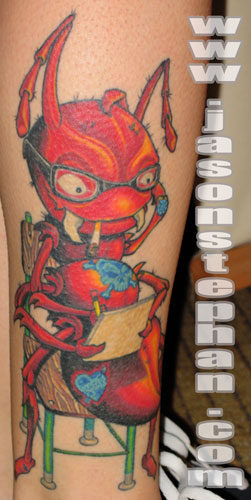 Tattoos - Cartoon tattoos - ANT!