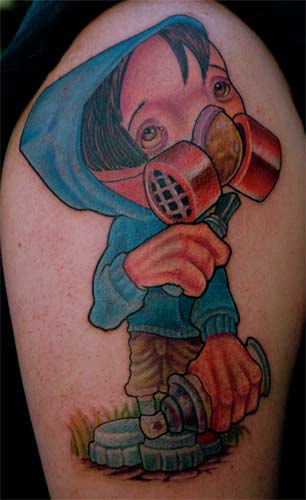 Tattoos - Cartoon tattoos - tagger