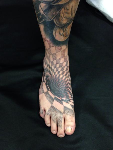 Tattoos - wormhole on foot, - 99953