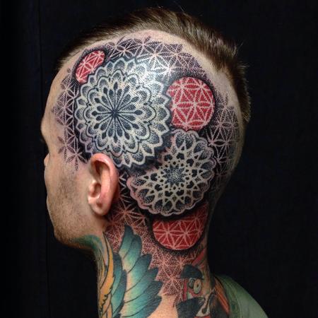 Tattoos - mandala head - 99956