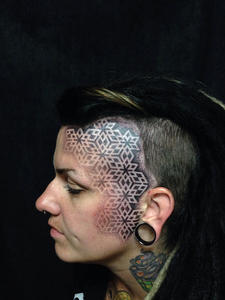 Tattoos - face pattern  - 99963