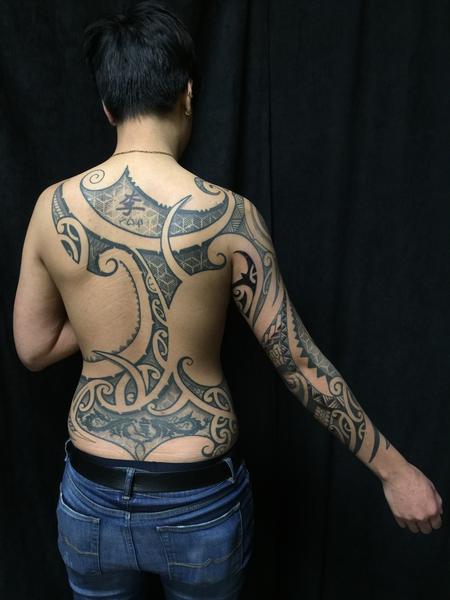 Cory Ferguson - poly fusion back and sleeve