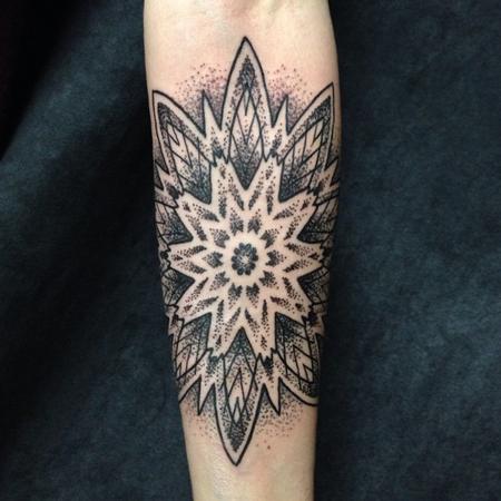 Tattoos - Forearm Mandala Tattoo - 99208