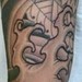Tattoos - Japanese waves and geometry tattoo - 53024
