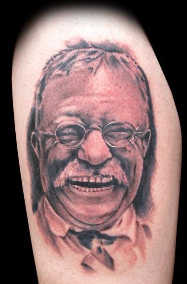 Adam Lauricella - President Theodore Roosevelt Tattoo