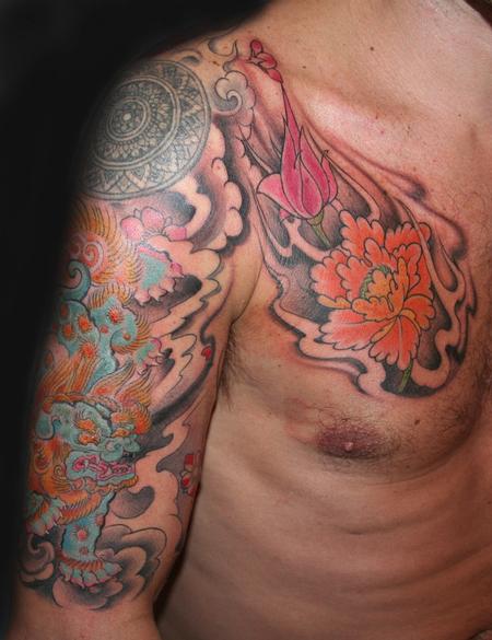 Asian Half Sleeve