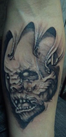 Dmitry Pastukhov - Scary Face Tattoo