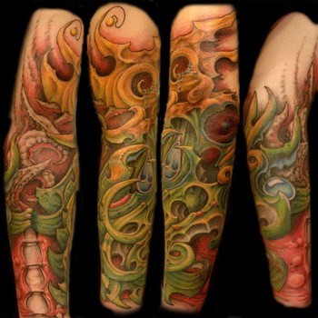 Tattoos BioOrganic Color BioOrganic Sleeve