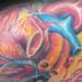 Tattoos - Colorfu Heart Ripping Out - 56468