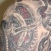 Tattoos - another view evil bio-mech face - 48238