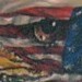 Tattoos - Patriotic eagle tattoo on soldier in Iraq - 51006