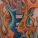 Tattoos - Flaming Guitar - 36552