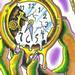 Dead time-prism colored pencil-zombie hand  Original Art Design Thumbnail